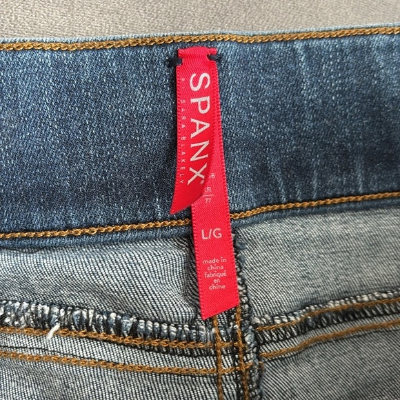 Spanx Women's Blue Jeggings size Large - Picture 2 of 9